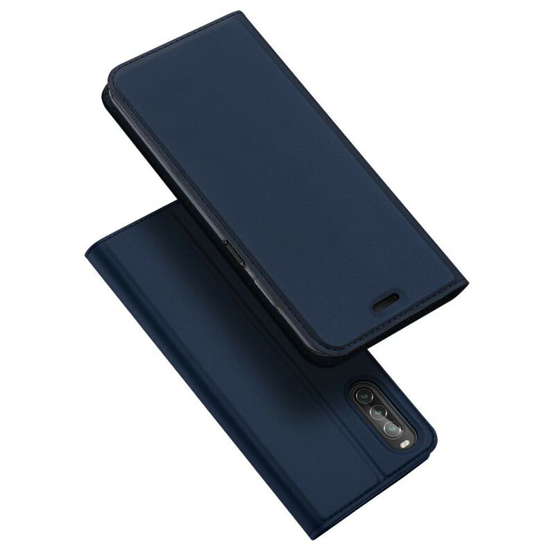 Capa De Celular Para Sony Xperia 10 II Flip Skin Pro Dux Ducis