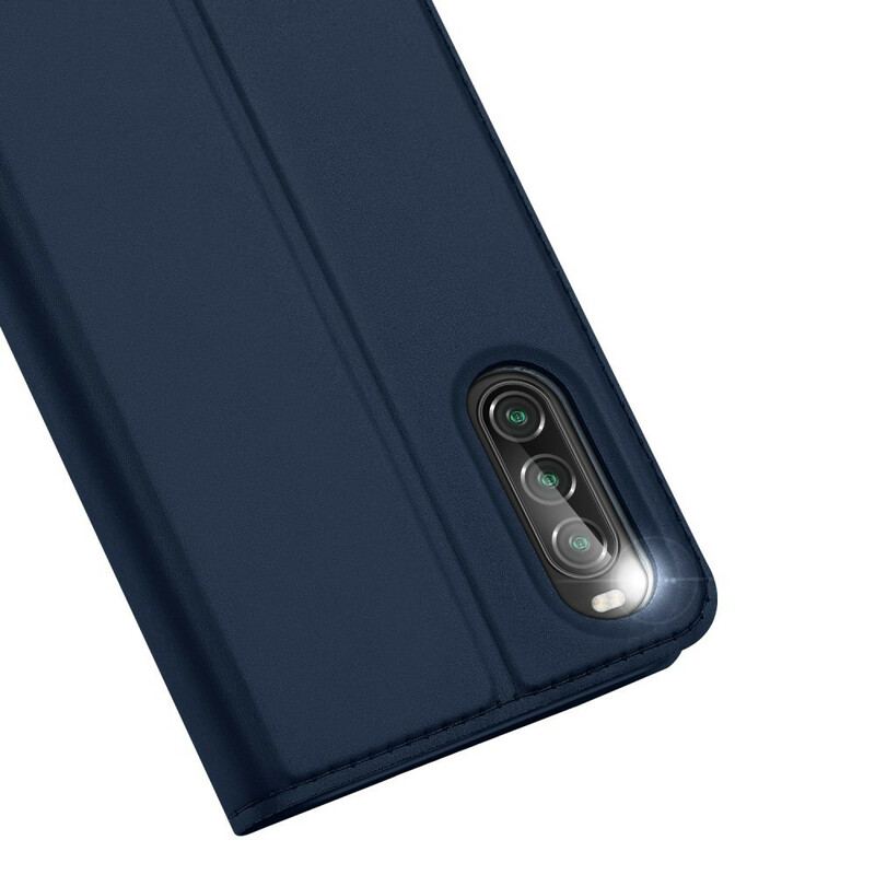 Capa De Celular Para Sony Xperia 10 II Flip Skin Pro Dux Ducis