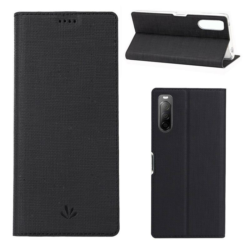 Capa De Celular Para Sony Xperia 10 II Flip Vili Dmx Texturizado