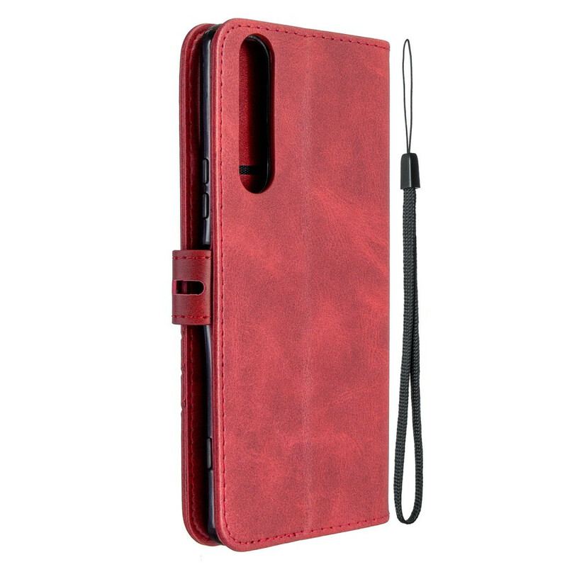 Capa Em Pele Para Sony Xperia 10 II Melhor Caso