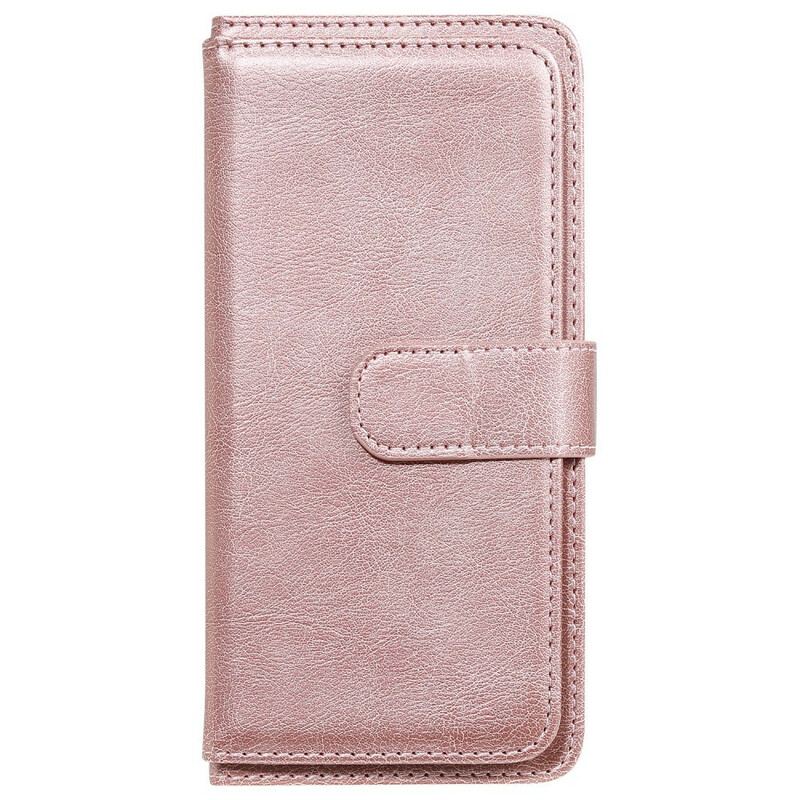 Capa Folio Para Sony Xperia 10 II Titular De Cartão Multifuncional Para 10