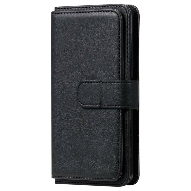 Capa Folio Para Sony Xperia 10 II Titular De Cartão Multifuncional Para 10