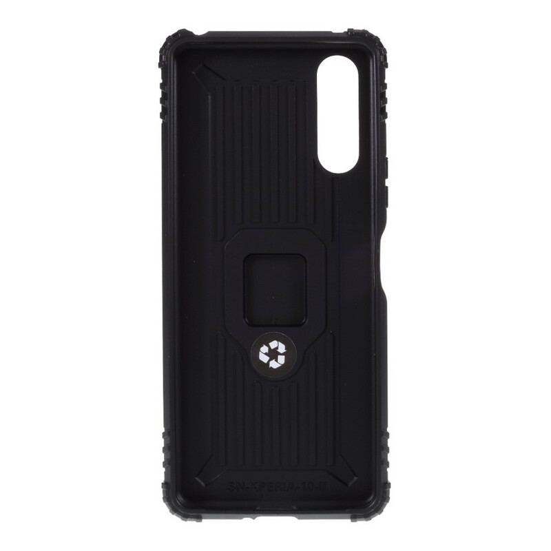 Capa Para Sony Xperia 10 II Anel E Fibra De Carbono