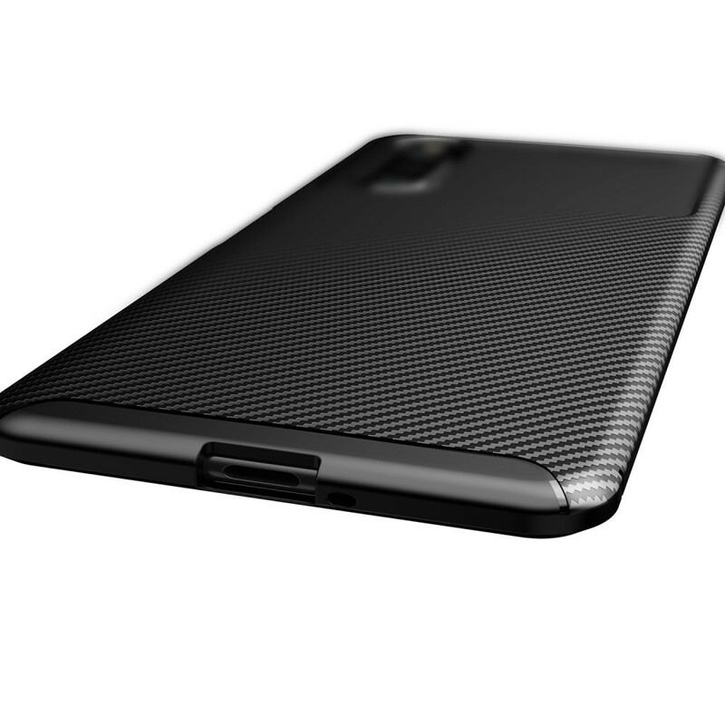 Capa Para Sony Xperia 10 II Mangueira De Fibra De Carbono